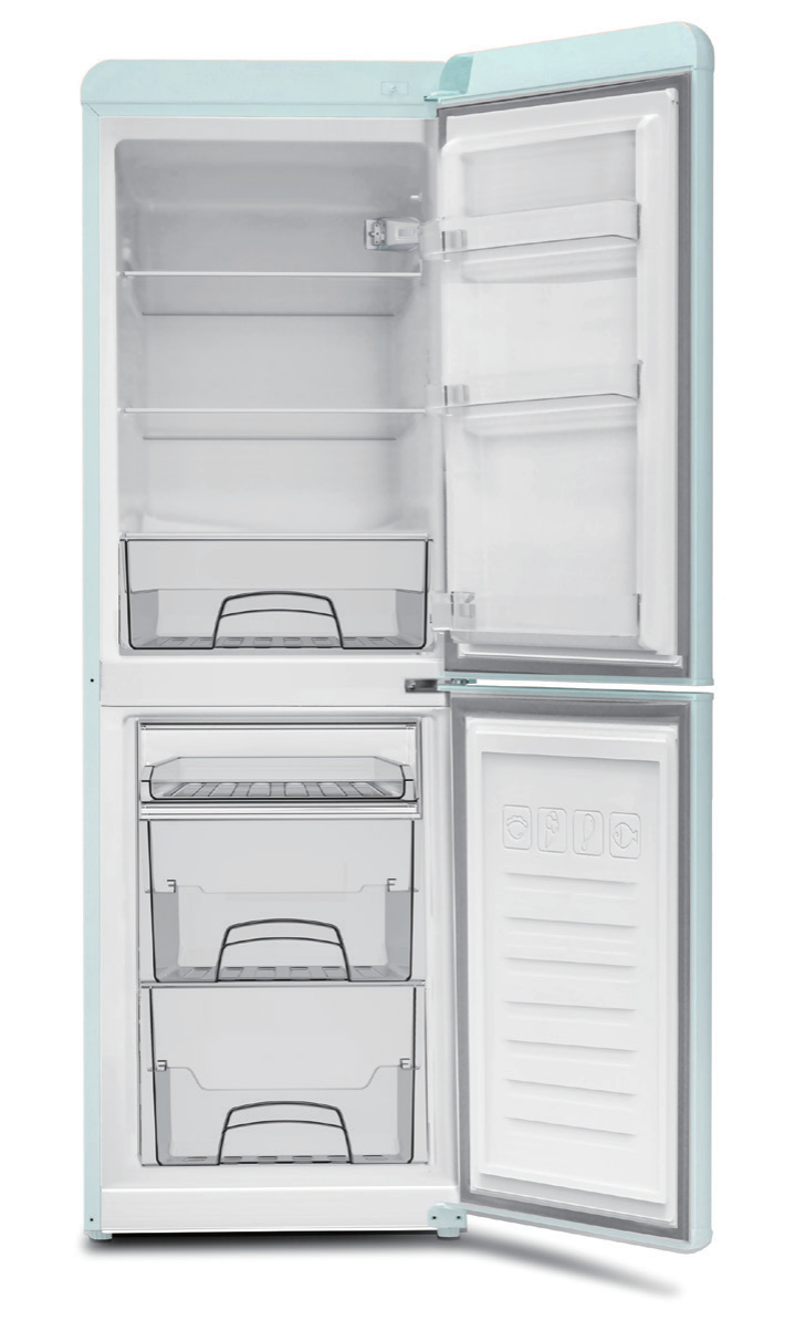 Single Door & Mini Bar & Retro Style Series BFS-185R Multi Door No Frost